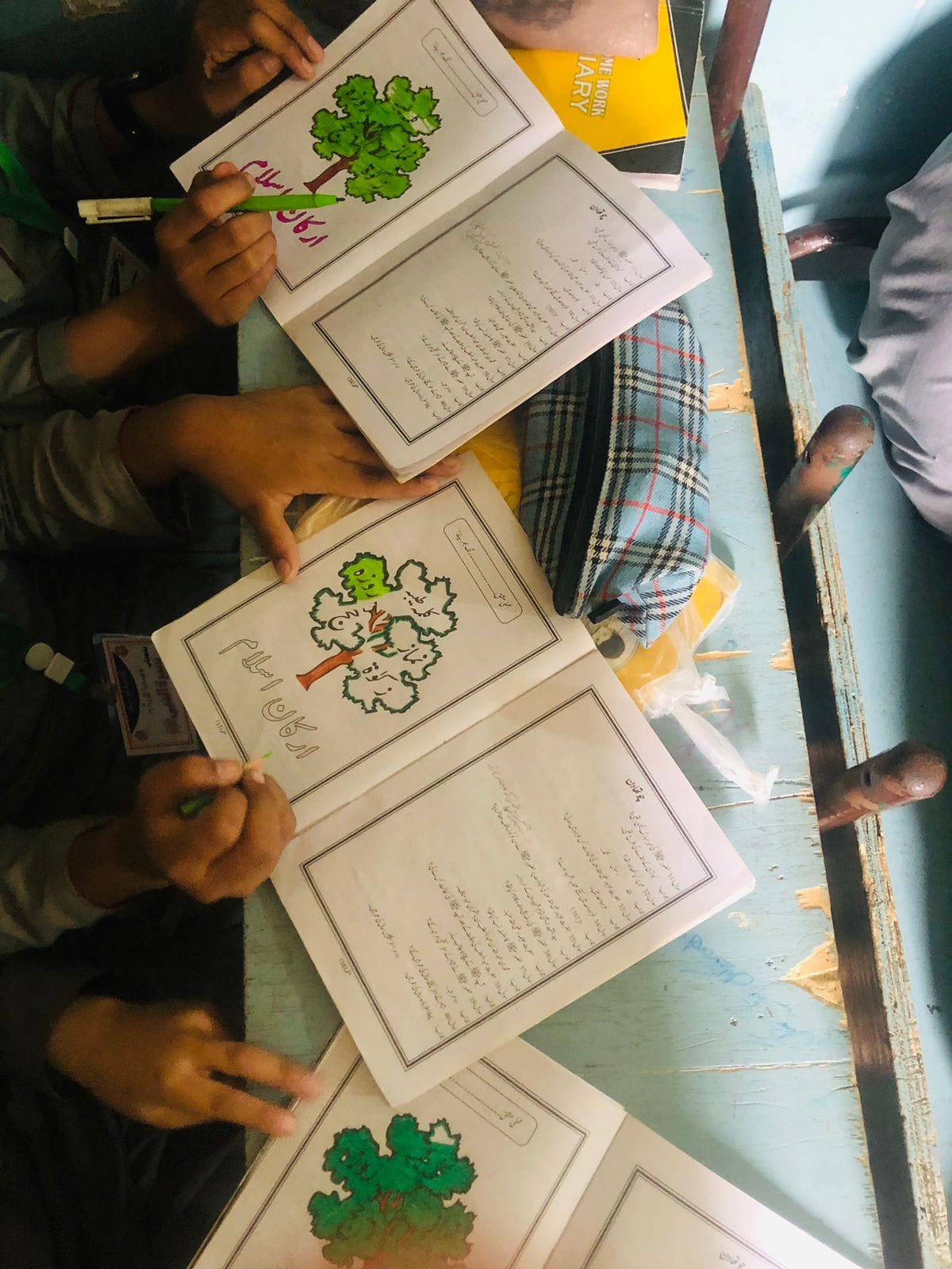 Hands with wedding rings